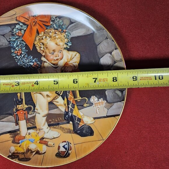 Vintage Ridgewood Christmas Morning 1975 Collector Plate - Picture 7 of 7